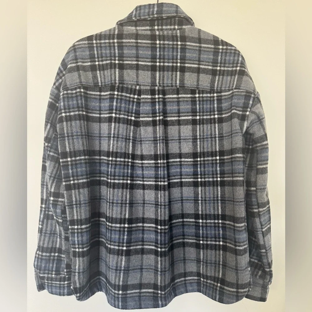 NWT Mystree Shacket/Coat Flannel Style Print
